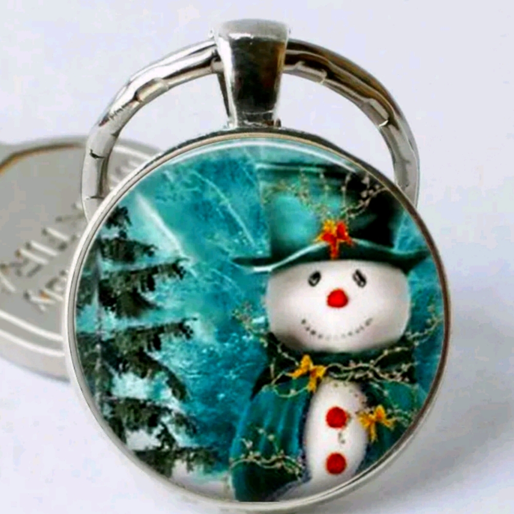 Snowman keyring